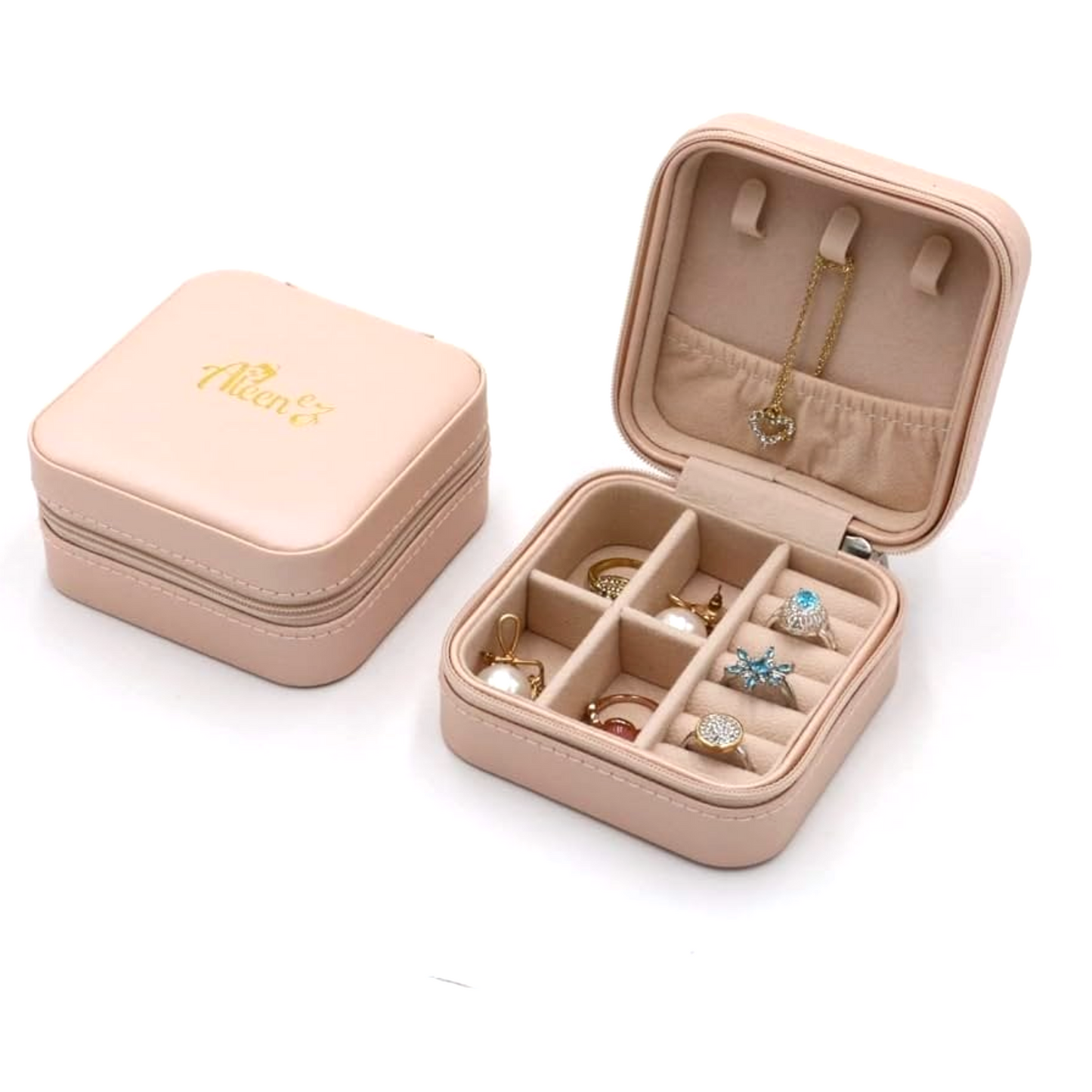 Elegant Mini Travel Jewelry Box