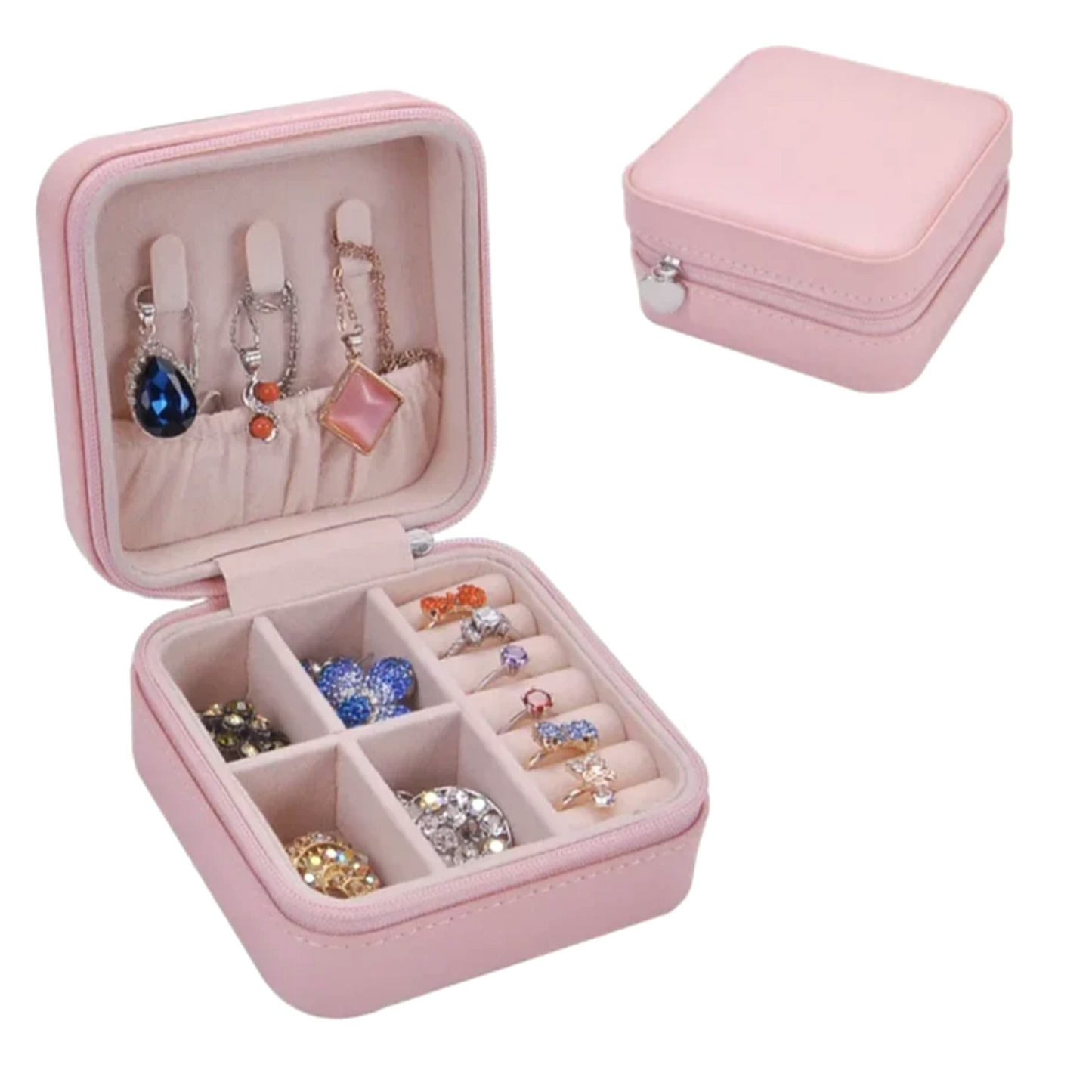 Elegant Mini Travel Jewelry Box